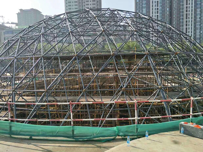 滁州球形网架钢结构施工