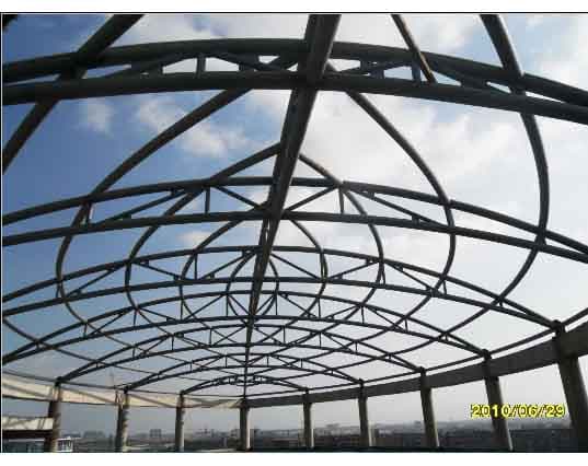 滁州中煤朔州宾馆管桁架工程