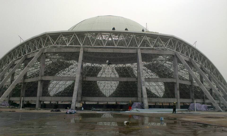 滁州温泉馆网架工程