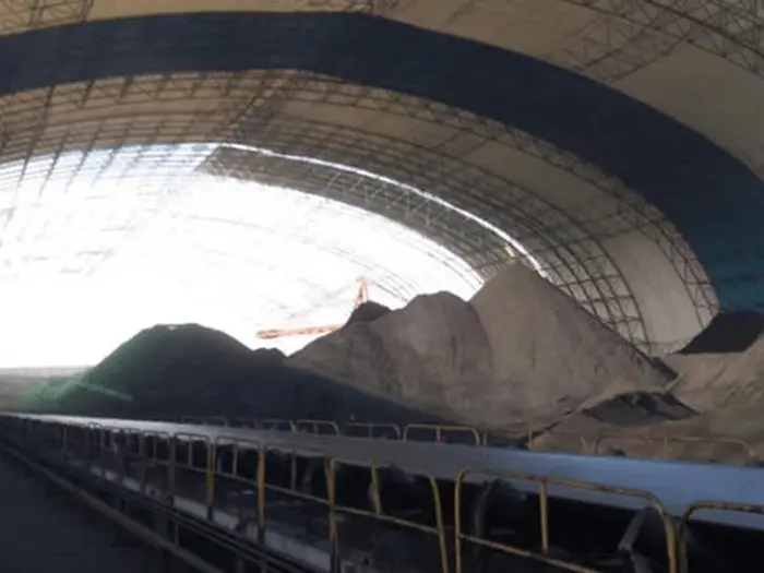 滁州煤棚料仓网架